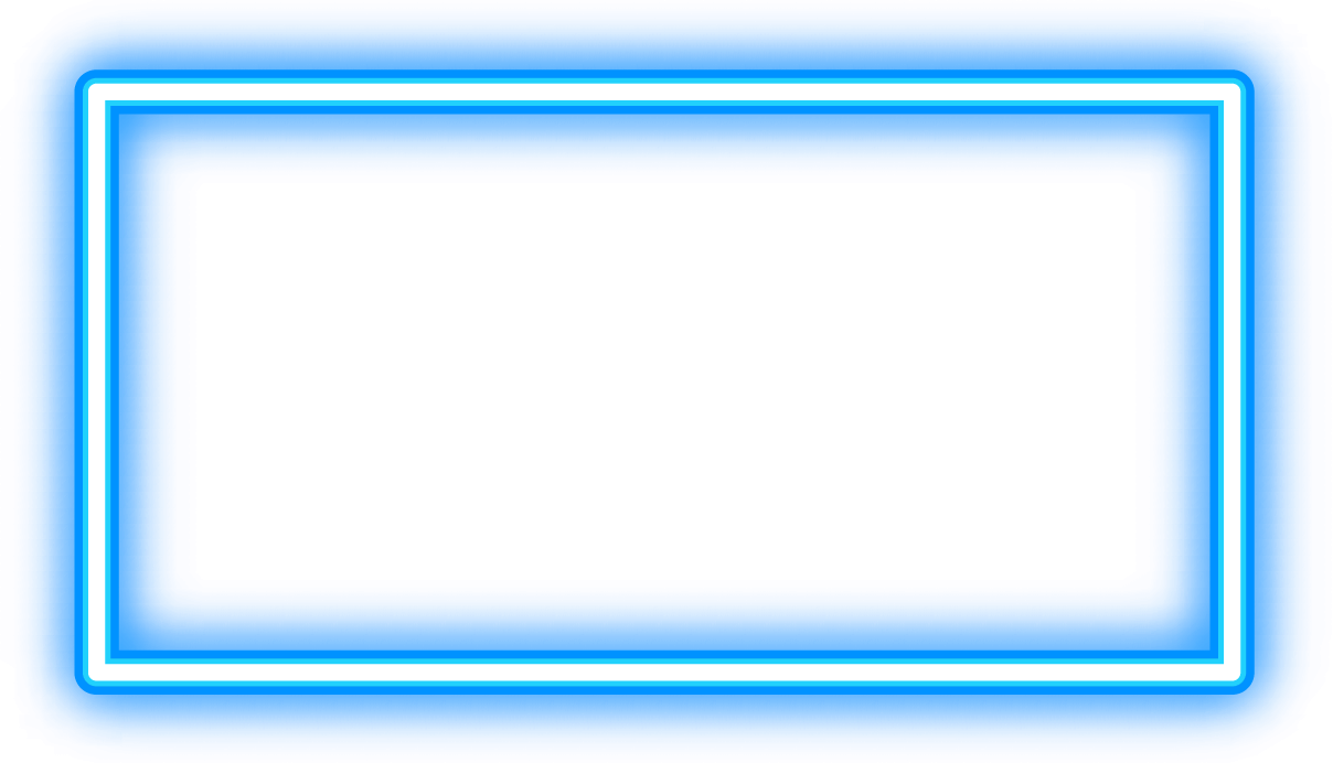 Blue Frame Neon